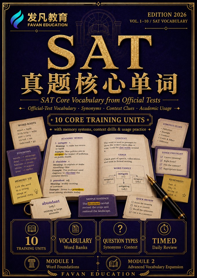 SAT 真题核心单词
