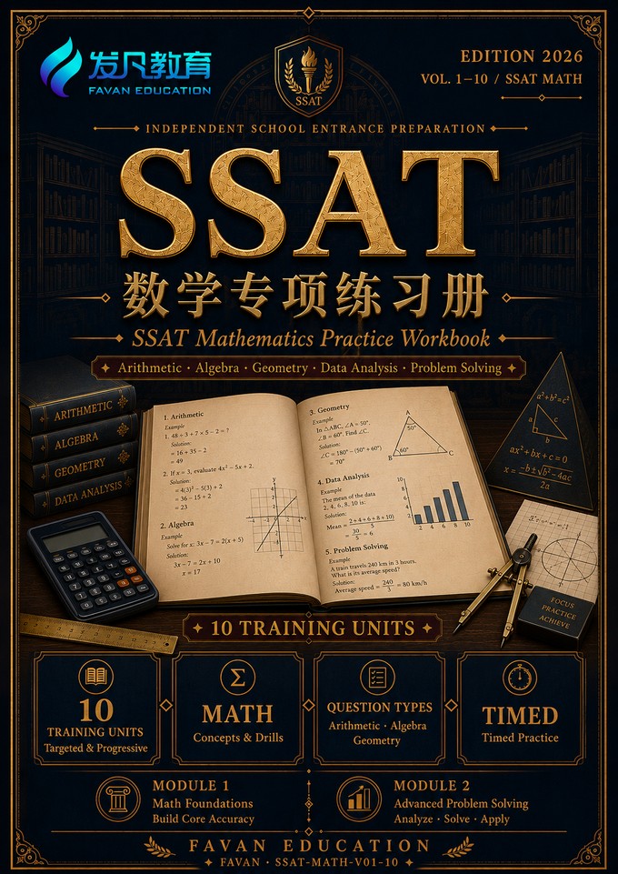SSAT 数学专项练习册
